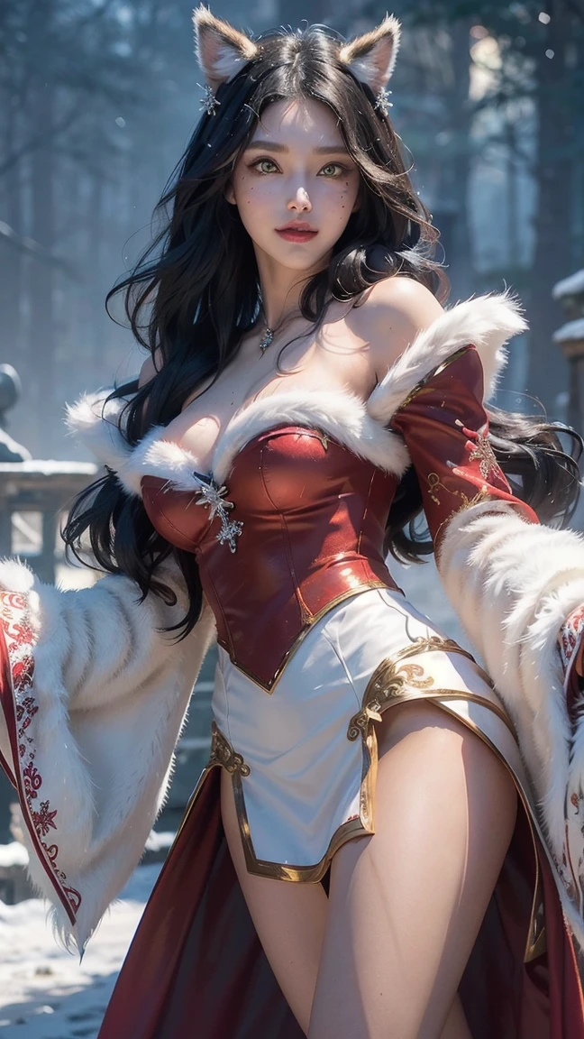 1female，25 age old，Large breasts，Pornographic exposure， 独奏，（Background with：ports，coniferous forest，at winter season，Snow on the ground） with his long black hair， 比基尼，standing on your feet，Sweat profusely，drenched all over the body，seen from the front， curlies， mostly cloudy sky，（（（tmasterpiece），（Very detailed CG unity 8K wallpaper），best qualtiy，cinmatic lighting，detailed back ground，beatiful detailed eyes，Bright pupils，（Very fine and beautiful），（Beautiful and detailed eye description），ultra - detailed，tmasterpiece，）），facing at camera，A high resolution，ultra - detailed）France，Sexy red court dress，revealing breasts，Bare genitalia， Bulge，Camel toes，Raised sexy，Flushed complexion，Open-mouthed，frontage