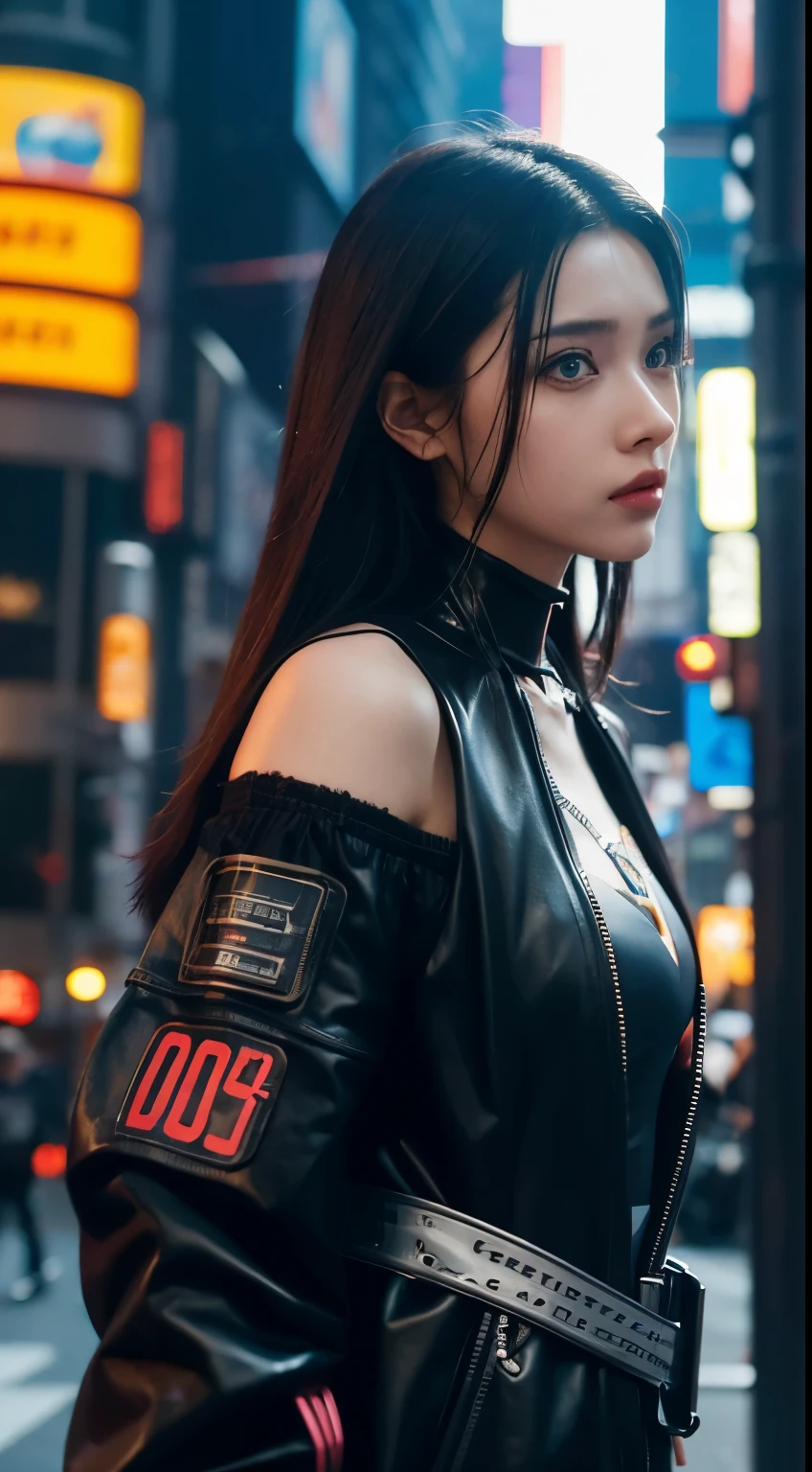 A girl in the cyberpunk city, Cyberpunk Photos, Cyberpunk 2000. role model, in a future cyberpunk city, at an cyberpunk city, cyberpunk girl, cyberpunk style, cyberpunk girl, Tokyo's Future Cyberpunk Night, in the cyberpunk city, wear glasses, korean.