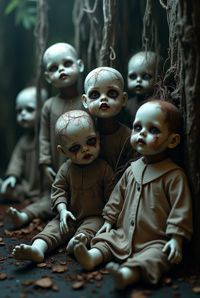 s from this artwork, in the style of otherworldly grotesquery, sci-fi baroque, photorealistic painting, darkly comedic, precisionist, devilcore, skeletal