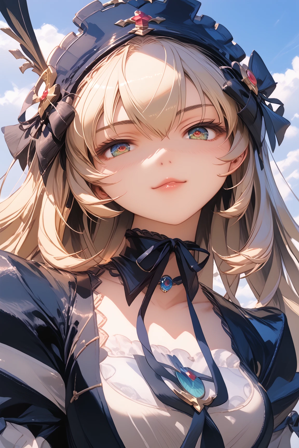 ((((masterpiece)))), ((((Best Quality)))), whole body,High resolution,4K,8k,, Rozen Maiden,suigintou,fine grain,Detailed face,action、so beautiful、Beautiful Skin、Beautiful and detailed eyes、