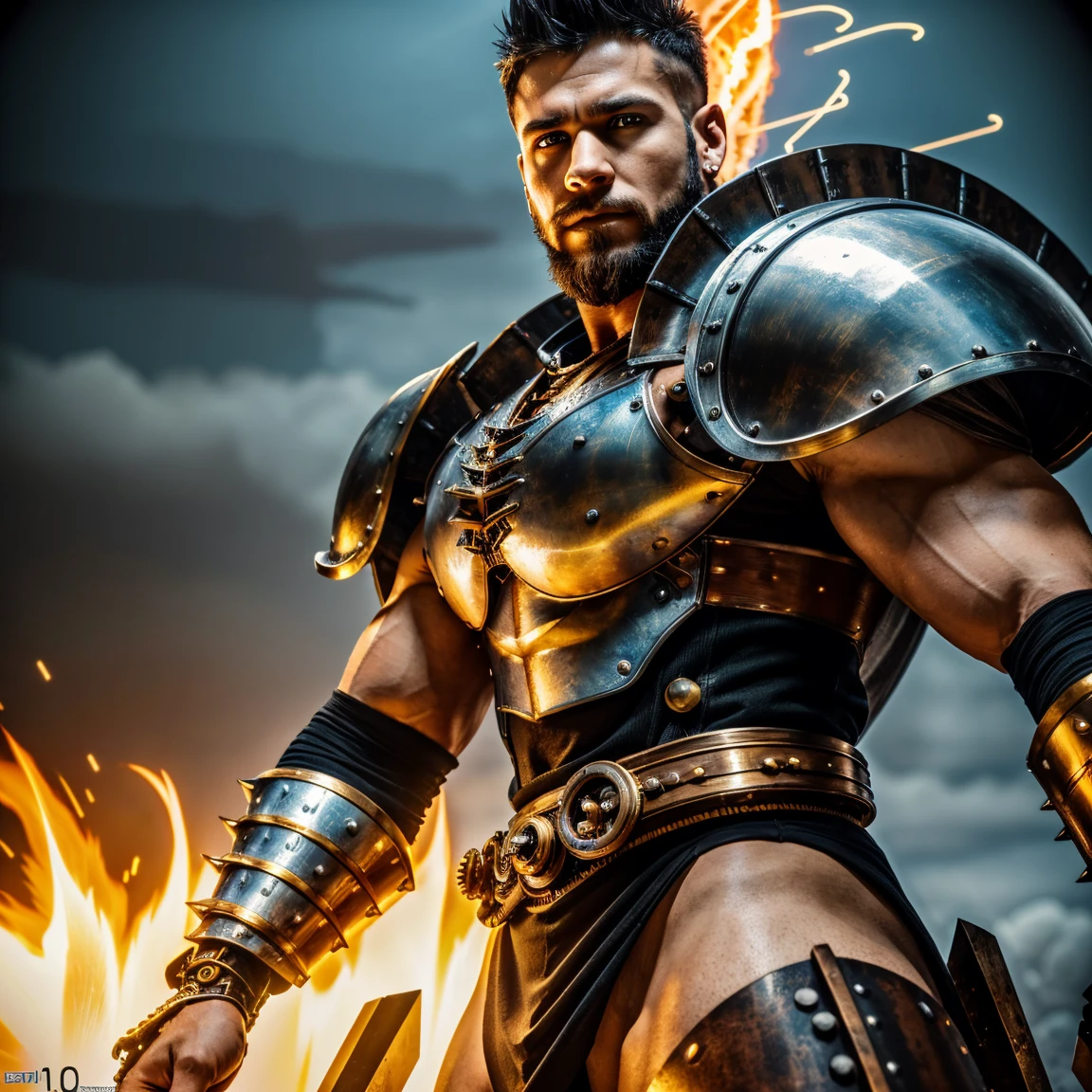 Il est un dragon doré sous forme humaine avec une force herculienne doublé dun expert du combat , tout en étant assez beau.Dans un animé 