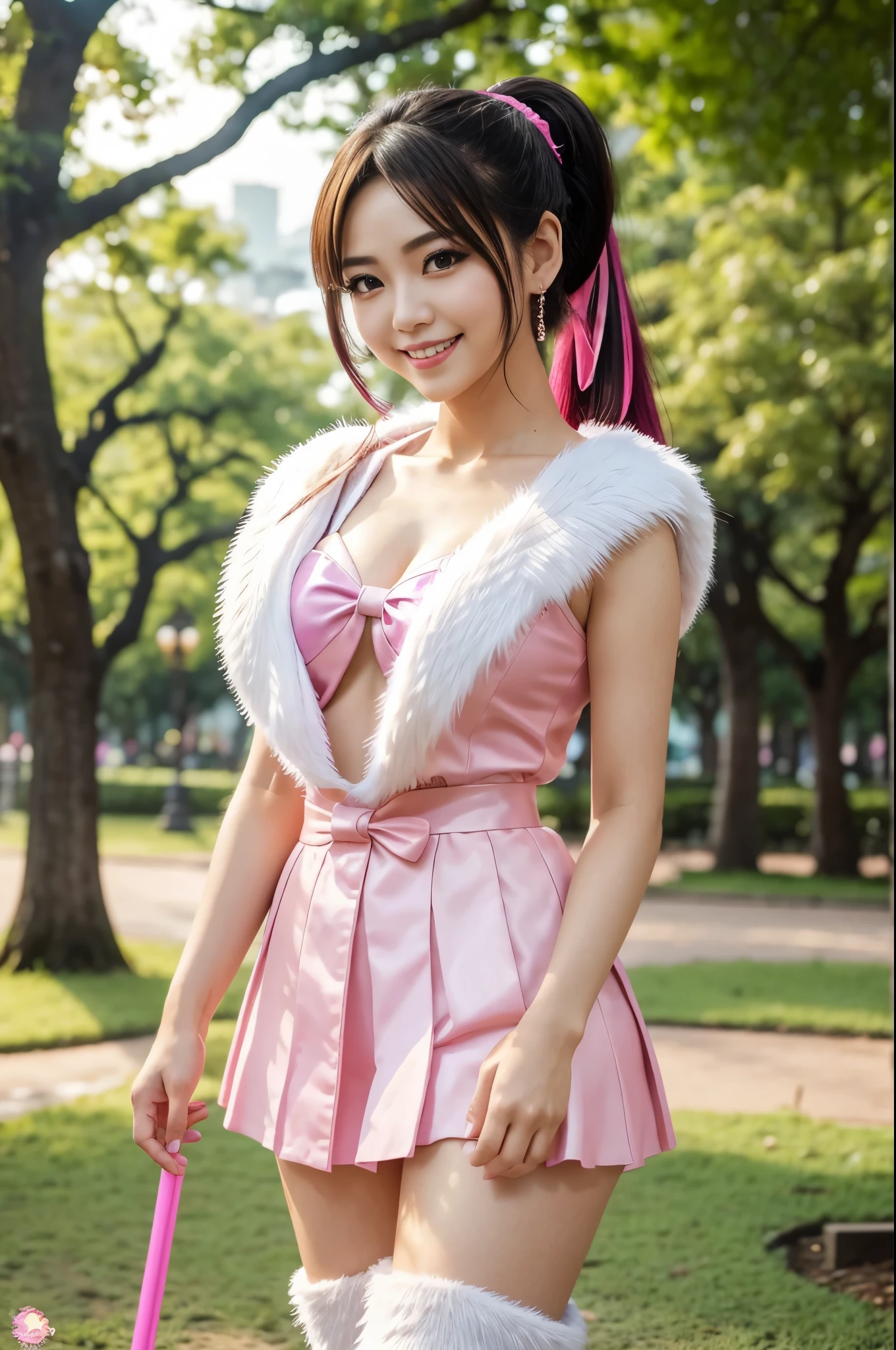 delicate, masterpiece, beautiful, colorful, finely, intricate details,Lip details,grace,,(1 girl:1.1),alone, (beautiful30歳のセクシーな韓国の女の子:1.2), Instagram, (K-POP idol, korean mixed), (black hair+tied up:1.3), (50mm sigma f/1.4 Zeiss lens, f1.4, 1/800 series, iso100, photo shoot:1.1), (big breasts:1.1), (realistic:0.8),hospital, sunlight,Are standing,(sexy nurse, nurse cap :1.2),smile,earrings,