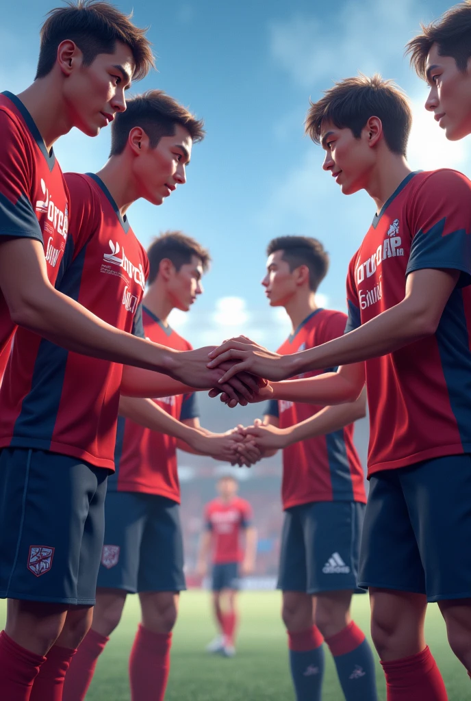 tmasterpiece，best qualtiy，Two boys，High five，年轻，vibrancy，sport