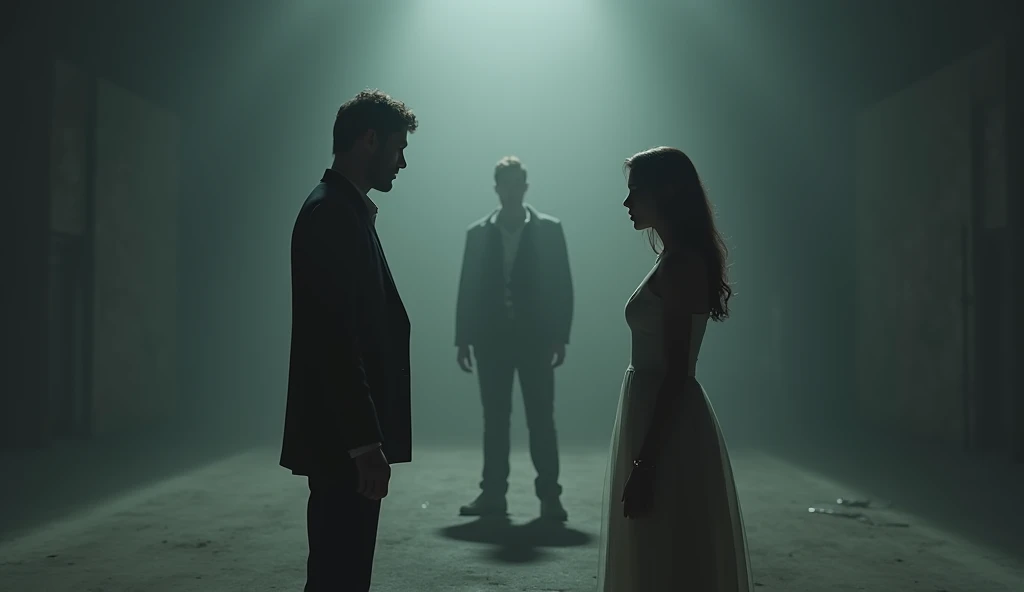 Shadow of 1 man and 3 women