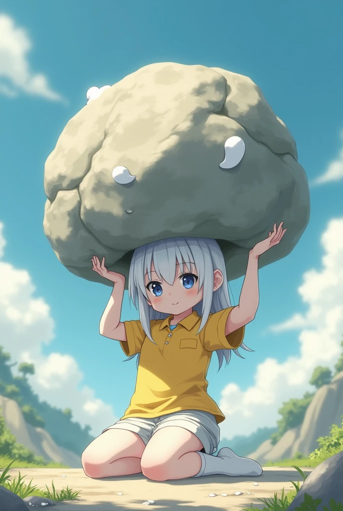 absurdity, hi-res, ultra detailed,
1girl, hand-axe, fight against slime,
outdoor, low-angle shot, motion blur