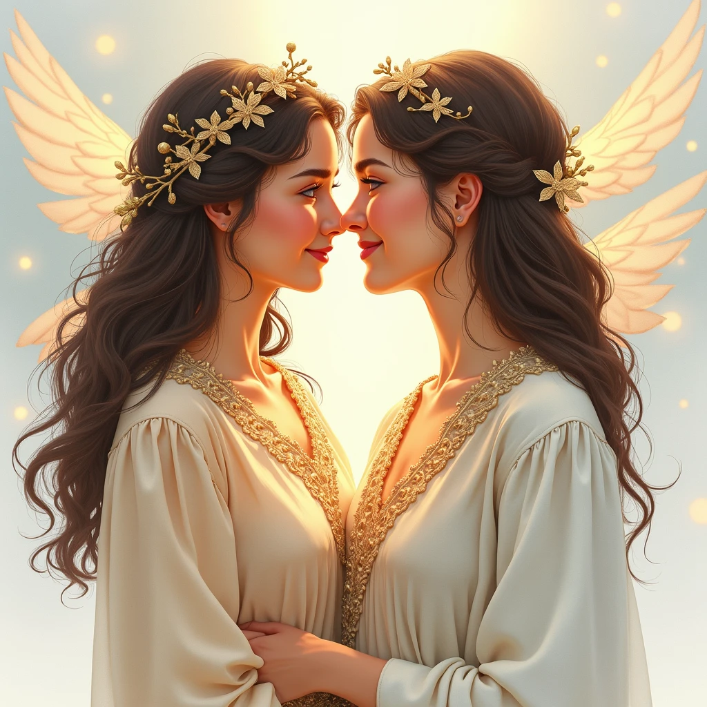 masterpiece, woman and child, holy virgin mary with little boy in her arms, ((halo over head)), smiling, heavenly sky, half body, ((divine light)), ethereal, clouds, back lighting, realistic portrait, symmetrical, strong, intricate drawing, highly detailed, digital painting, art station, concept art, fluid, sharp focus, illustration, against heaven's gate, cinematic lighting, works by artgerm and greg rutkowski and alphonse mucha