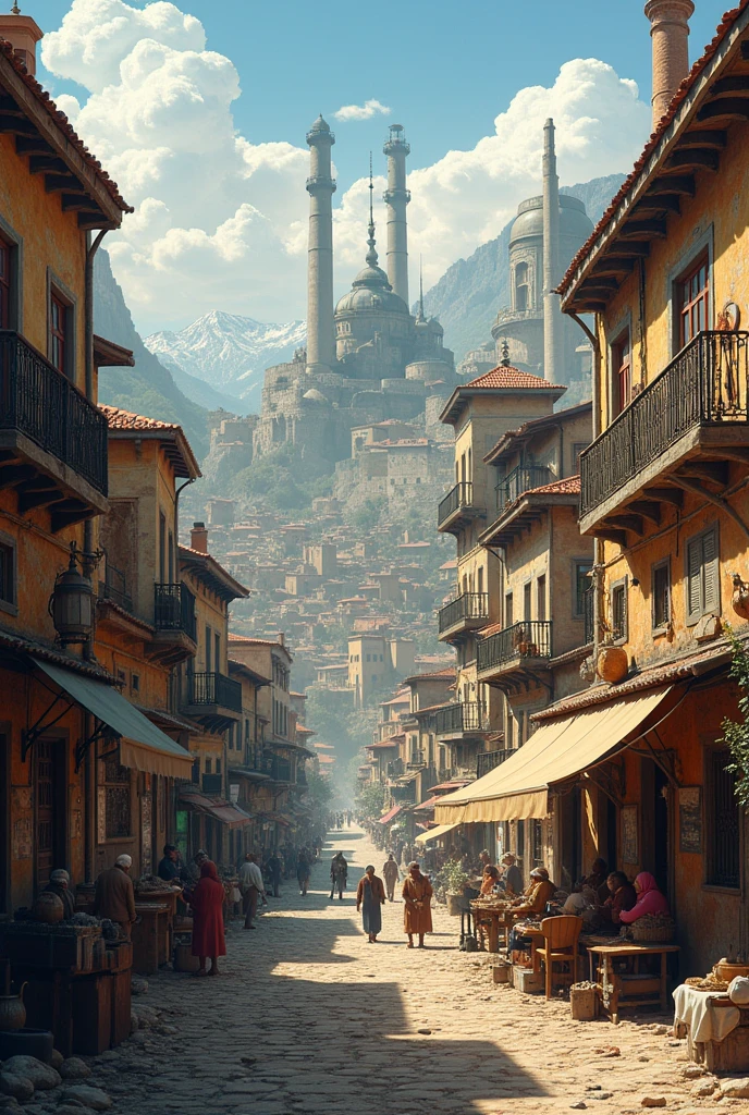 A city with a unic look and it's in 11th century
