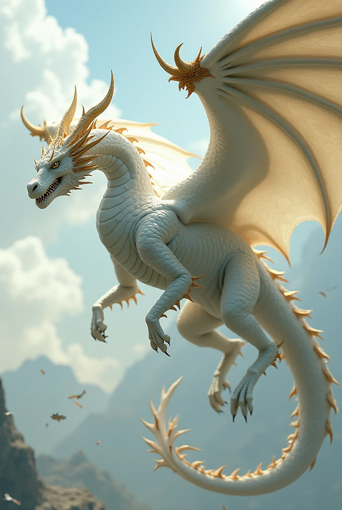 Cream colored dragon 