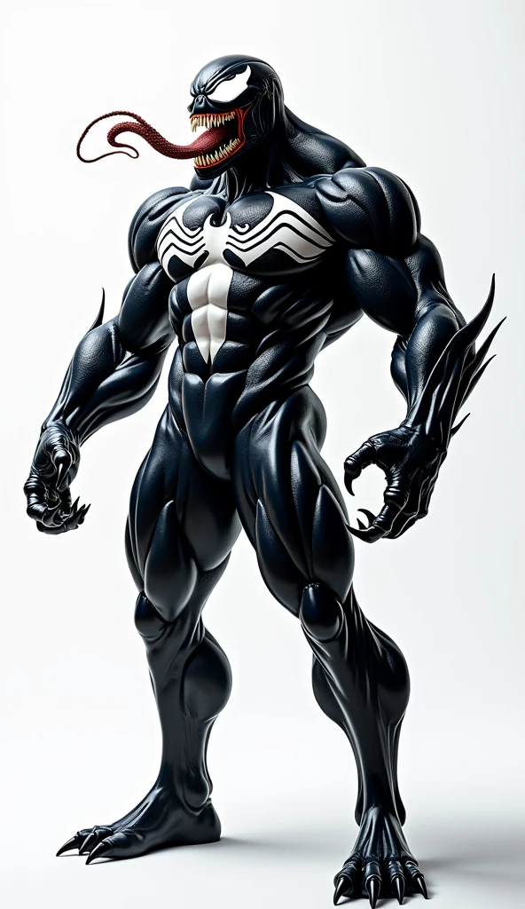 Transformation sequence, Peter parker tries on wearing the shiney gooey symbiote black suit to his body while watching them start to leave tendrils of the symbiote beginning to spread over its body, increasing his muscles (with veins in its muscles) and his symbiote gooey and viscous black cock, in a Room comic style.