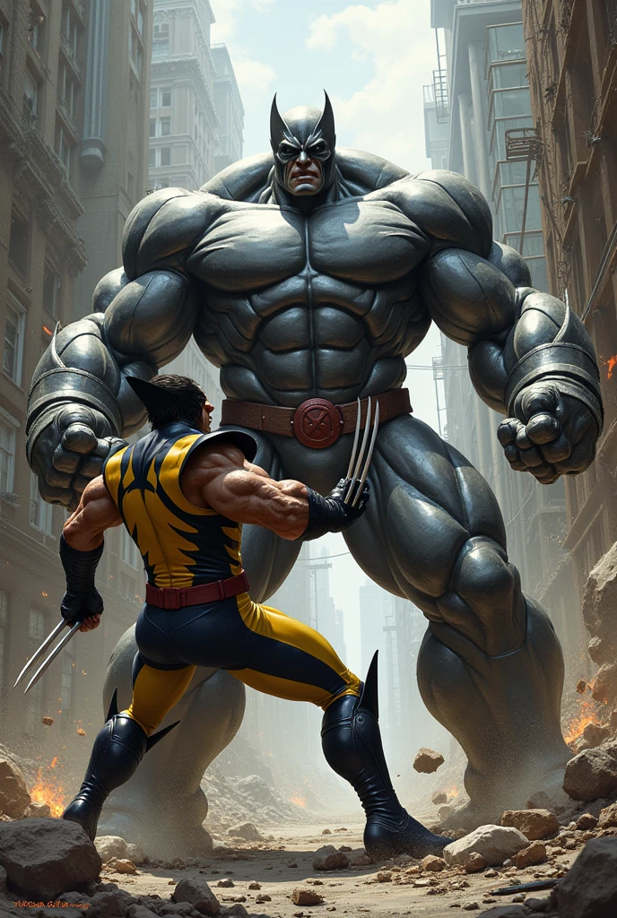 Kuririn gordo vs Wolverine