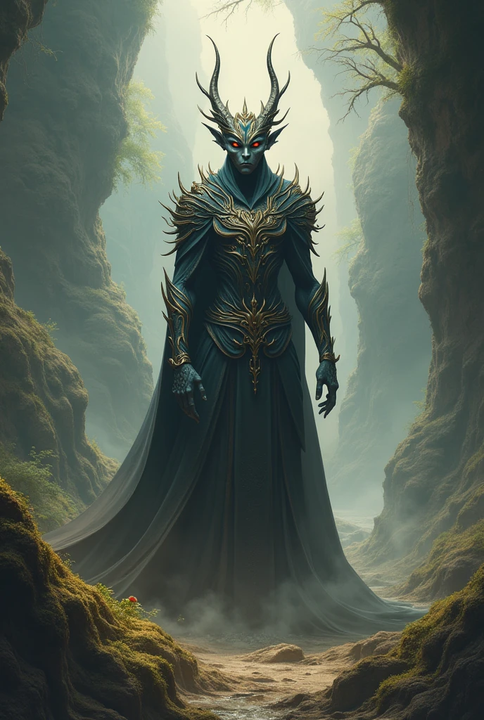 ((raw photo)), ((masterpiece)), anthropomorphic humanoid NagaSerpentGod wearing cloak, long sleeves, golden crest, intricate detail, futobot, intricate Greebles parts, dramatic lighting, rim lighting,