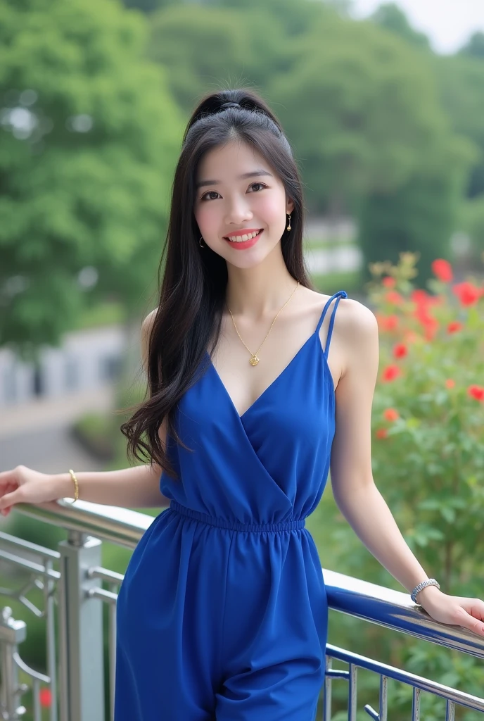 adorable, japanese girl, Straddle upright, dress , (smile:0.7), curly hair, hair scrunchie, twin tails, (highly detailed skin), (highest quality:1.0), (Super high resolution:1.0) ,(photo-realistic:1.0), (super detailed:1.0), (8K, RAW photo:1.1)