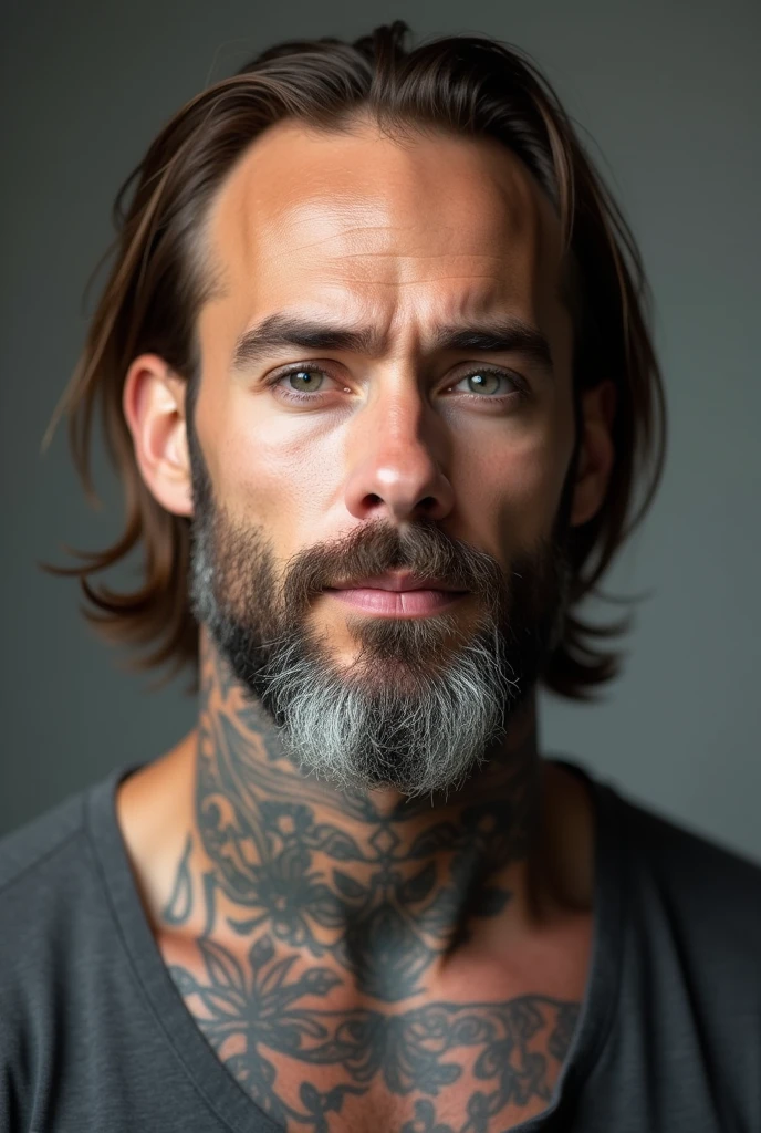 Jesus Cristo and Viking and barbudo and tattoo