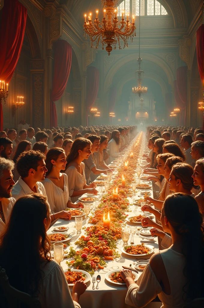 Cena do inferno, com muitas pessoas de Nova York, Gustave Doré style, 4k, detalhado.