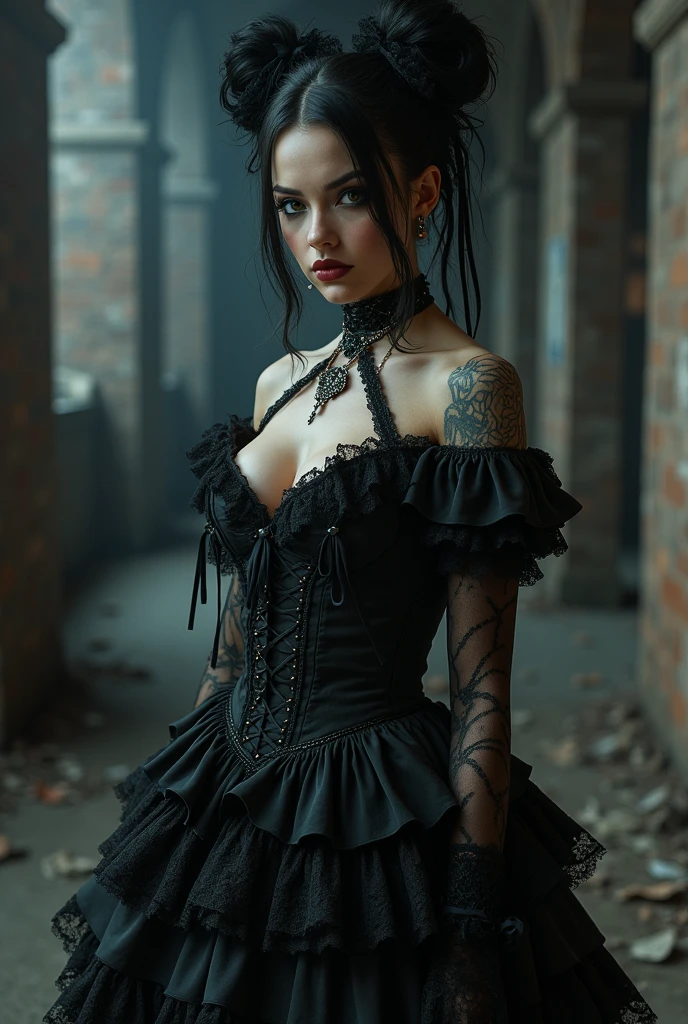 gothic punk pixie, sexually aroused