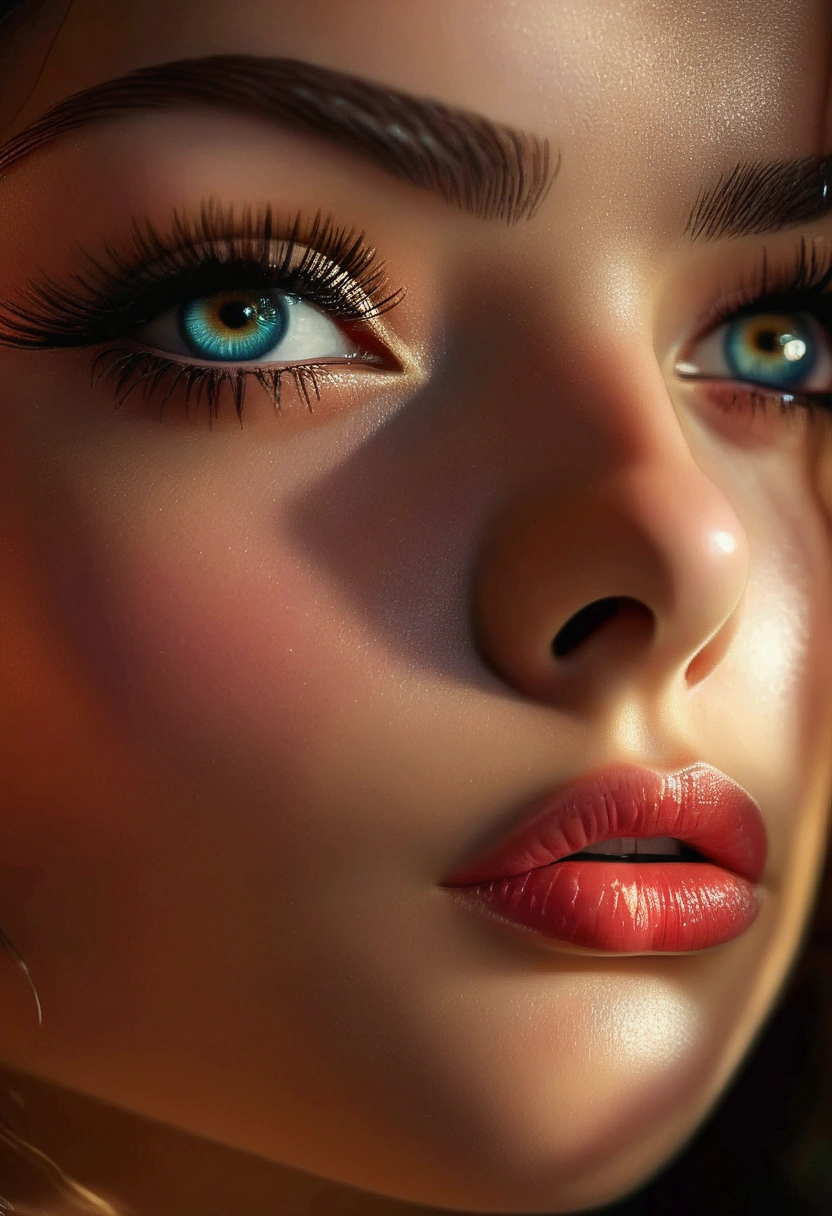 a beautiful girl, detailed face and eyes, long eyelashes, detailed lips, 2 men penetrating her, intense hardcore gangbang, anal sex, vaginal sex, extreme close up, HDR, 8k, photorealistic, hyper detailed, vivid colors, dramatic lighting, cinematic composition