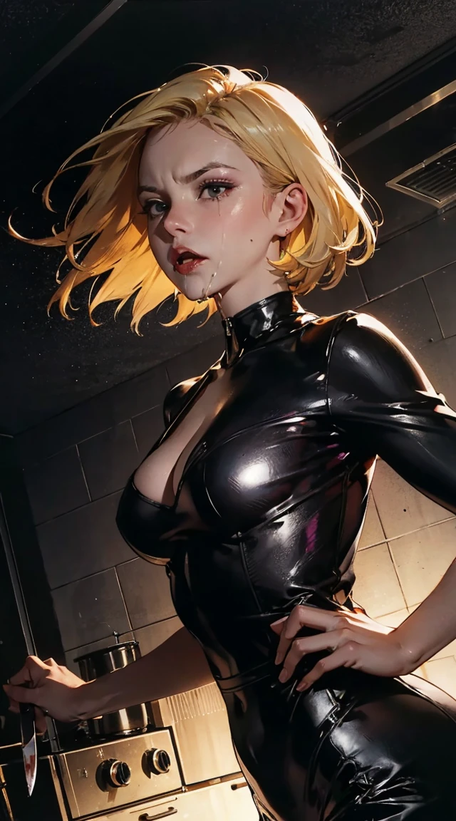 (masterpiece, best quality), 1girl, yellow hair, sparks hair, yellow eyes, electricity sparks, thunder blade, yellow magic circle, yellow corset, black thighhighs, sidelighting, light particles, abstract, <lora:add_detail:1>