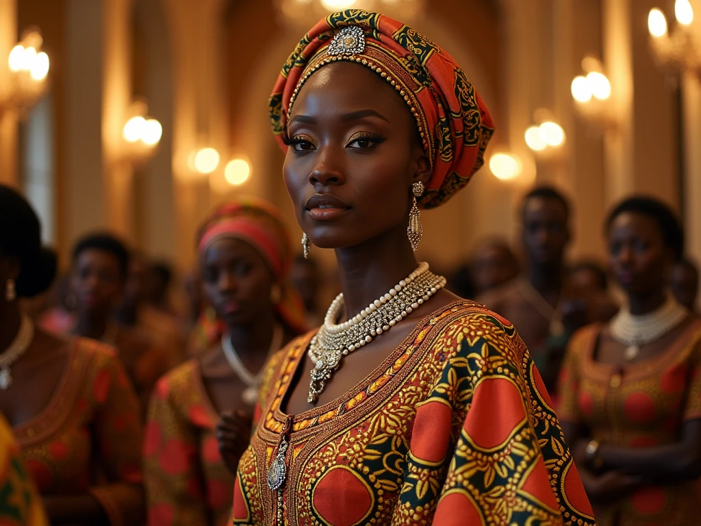 <lora:CulturePunkAI_1Pruned:.9> ZuluPunkAI  fashion, woman (Highly detailed, amazing), (Impressive lighting), (Colorful, Ultra Realistic, High quality, Highly detailed, Sharp focus, 8K UHD, Art photography), (trending on artstation)