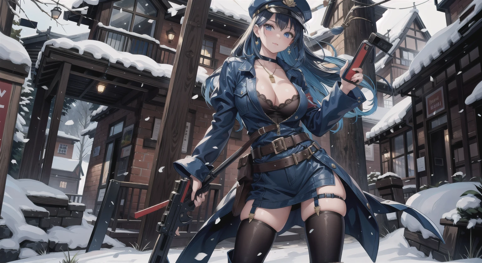 Lady shooter