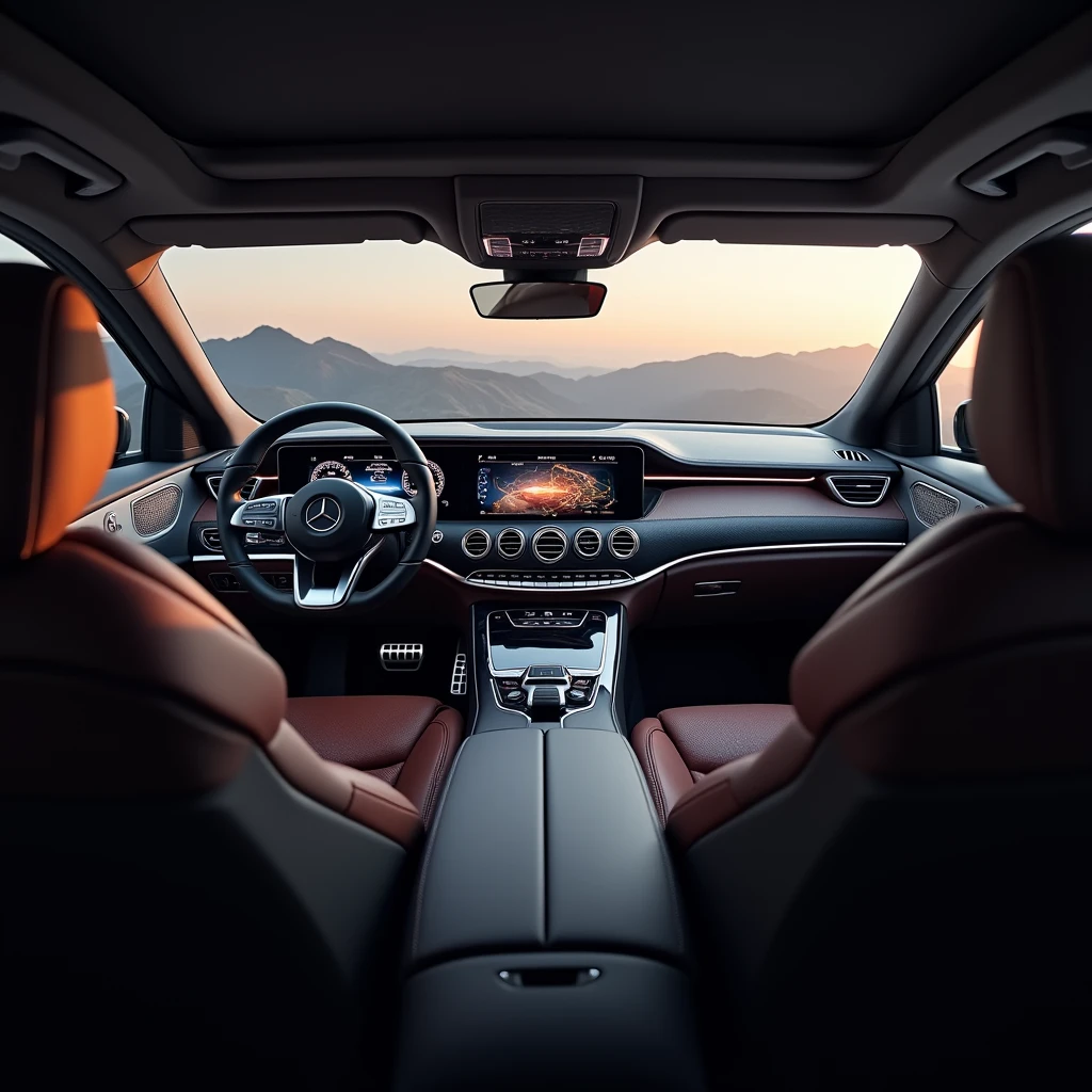 2025 Mercedes-Benz GLE interior - SeaArt AI
