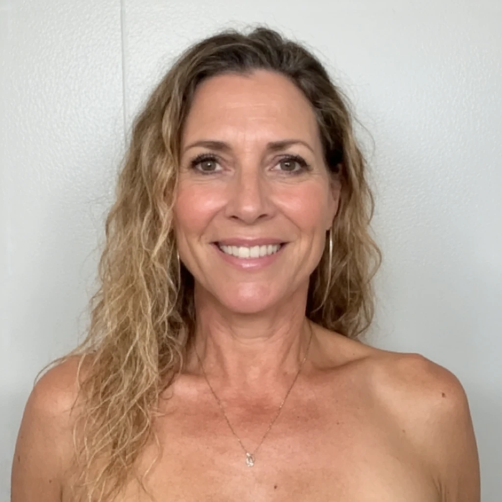 RAW photo,candid photograph, full body,photo of a rich,elegant,50yo woman,detailed skin,pubes,naked, looking at viewer,old body,white background,no background, candid pose,blue light, film grain, kodak color, instagram LUT