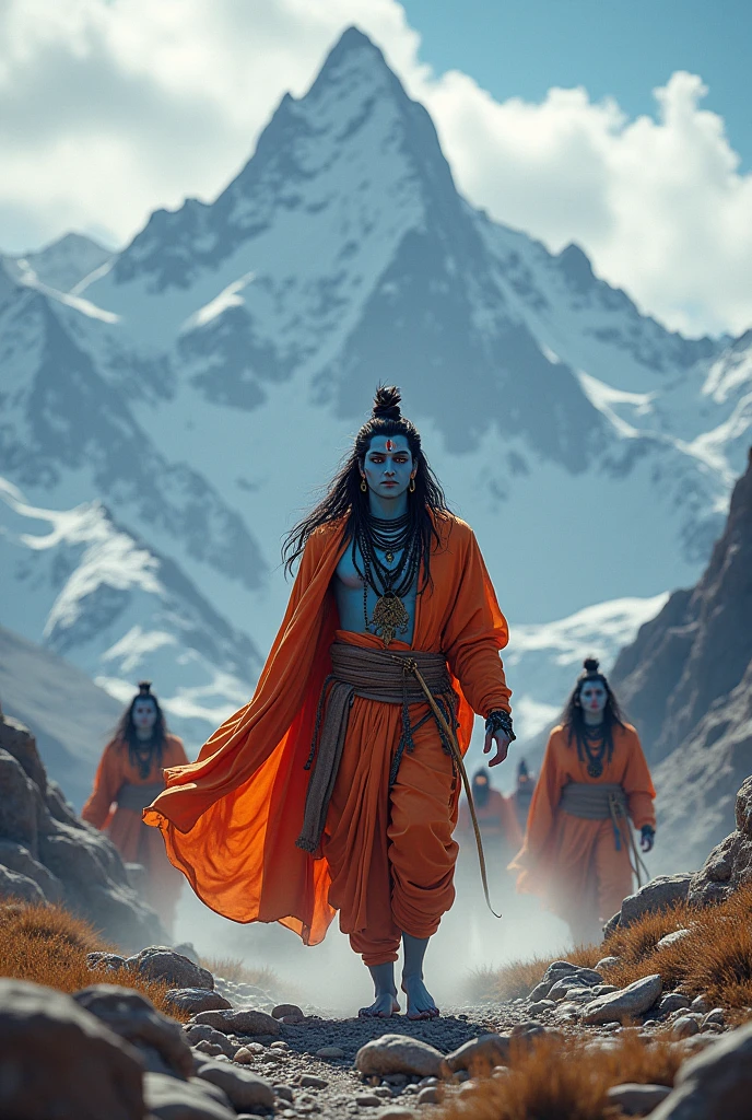 Independence pic like load shiva and indian army in kailasam