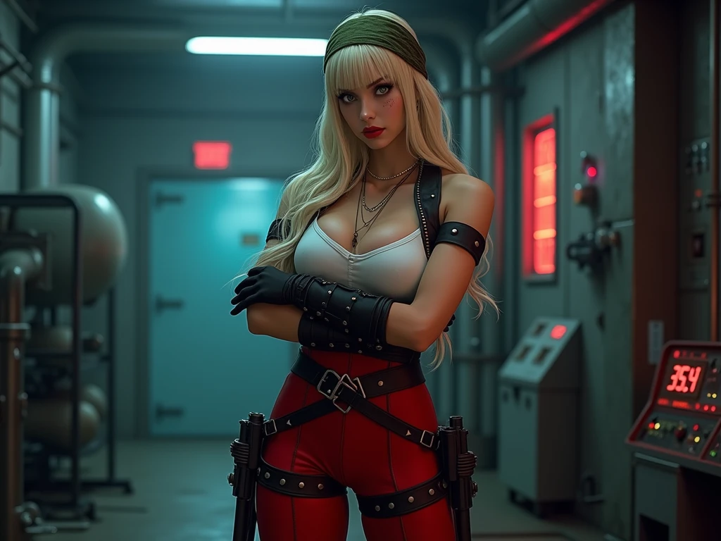 blond woman in red dress and glasses with a knife and a glass, seductive cyberpunk dark fantasy, beautiful cyberpunk woman model, cyberpunk angry gorgeous goddess, cyberpunk 2 0 y. o model girl, in cyberpunk style, cyberpunk beautiful girl, cyberpunk pincushion lens effect, cyberpunk photo, 3d render digital art, cyberpunk girl, cyberpunk woman, cyberpunk art ultrarealistic 8k