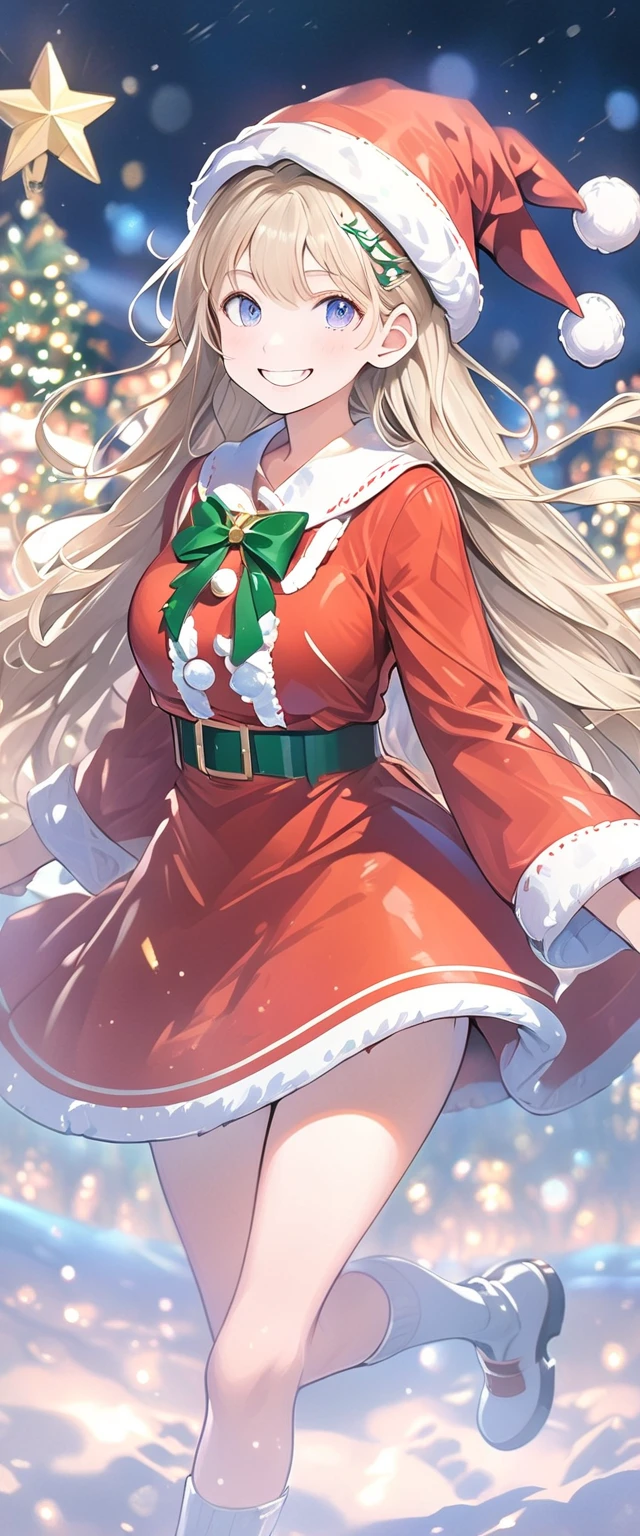 Glossy a beauty girl kawaii Gentle eroticism、Charming、Christmas、Santa Claus Cosplay