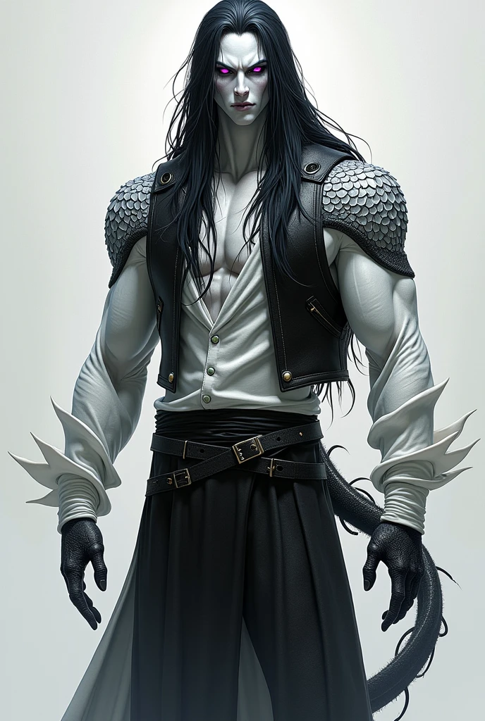 personaje de anime con cadenas y cadenas alrededor del cuello, Badass Anime 8K, Mejor fondo de pantalla de Anime 4K Konachan, epic anime style, esqueleto encadenado, Este personaje tiene crioquinesis, an epic anime of an energy man, chaos nightmare ❄️ amour venom, Trigger anime artstyle, Albedo del anime Overlord, the the man is wrapped in chains