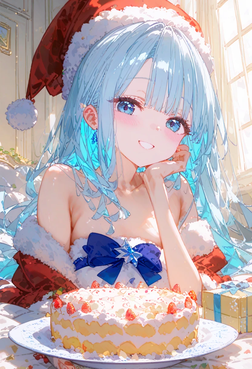 my, date a live,  Birthday cake,  Christmas costume, happy,. 