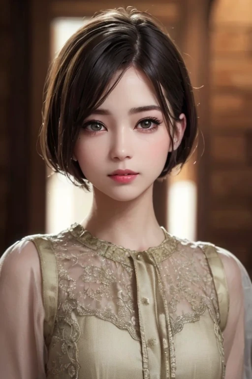 (masterpiece:1.3), (  top quality: 1.4), 
  cinematic lighting , 
( １ girls with light makeup),   beautiful face, (  realistic face), 
  beautiful hairstyle  ,
  Real Eyes ,   Beautiful Detailed Eyes  , 
(  real skin ),   Beautiful skin, 
(blouse), 
  absurd,  Charming, 
   Ultra High Resolution ,   super real ,   very detailed, 
Golden Ratio,  

