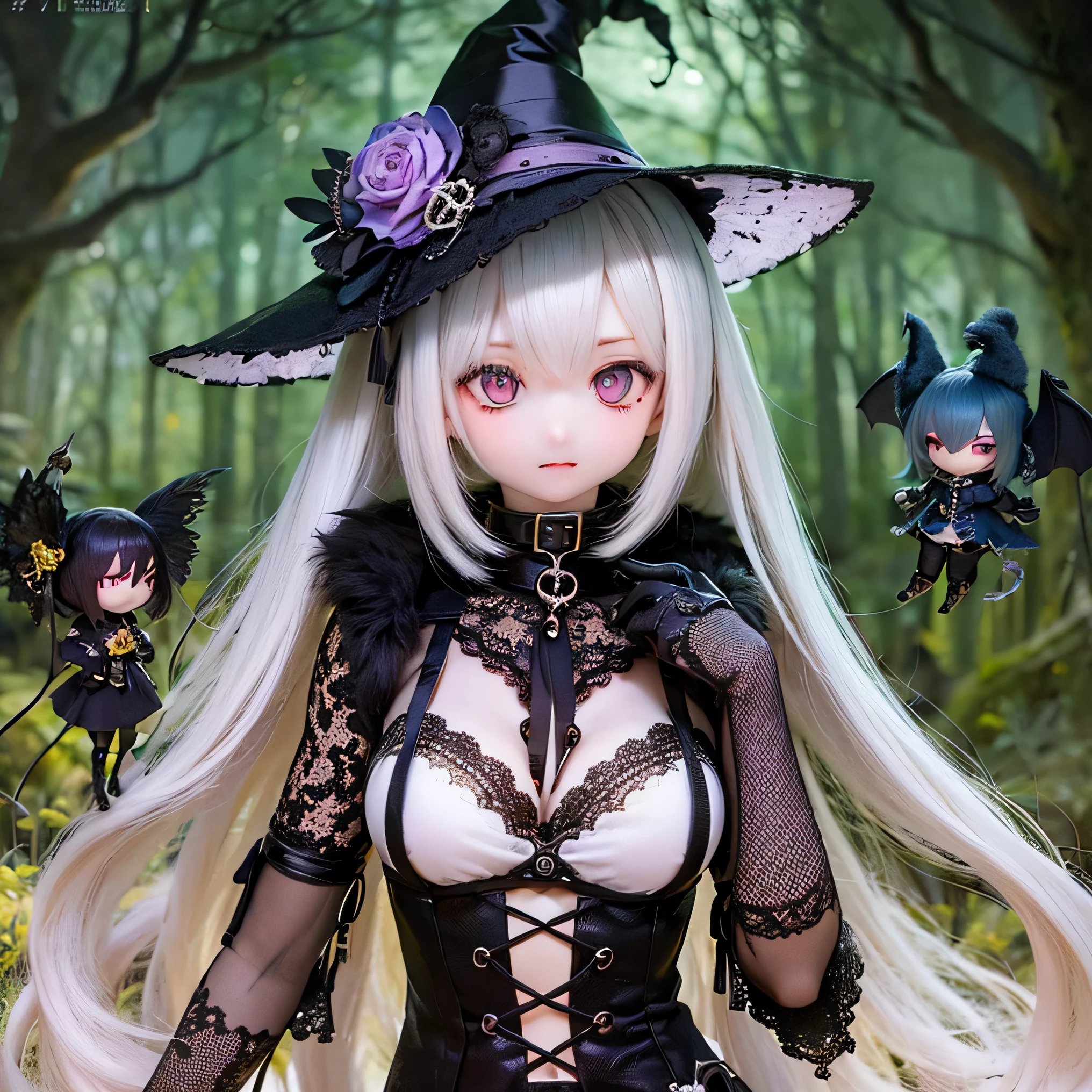 (Highest quality,4K,8k,High resolution,masterpiece:1.2),beautiful detailed eye,length eyelashes,Beautiful lip detail,extremely detailed eye and face,(Vibrant colors,colorful,Contrast enhancement:1.1),dark atmosphere,spooky ambiance,Gothic style,Satanic in front,Devilish charm,(Fine art,shape:1.1),Digital Painting,dark fantasy theme,dramatic lighting,Ghostのようなly beautiful,detailedなテクスチャ, (Horror, dark, Bad luckな) girl, (Gothic, Victorian) fashion, (mysterious, charmな) vision, (pale, porcelain) skin, (length, Flowing) Black Hair, (elegant, Complex) Lace dress, (Bad luck, spooky) Shadow, (spooky, Otherworldly) background, (Illuminated by the moonlight, Ghostが出る) garden, (Bad luckな, charmed〜Three Witch Sisters) forest, (elegant, charmな) Temporarily stop, (dark, mysterious) aura, (mysterious, Supernatural) Powers, (Forbidden, mysterious) mode, (charmed〜Three Witch Sisters, cursed) relic, (Twisted, bent) reality, (charmな, Ghostのような) smile, (cold, bone-cold) silence, (elegant, Gothic) architecture, (Bad luckな, hypnotism) eye, (intense, dark) emotion, (Powerful, order) in front, (Bad luck, Bad luckな) atmosphere, (spookyな, spookyな) detailed, (charmな, charm) performance, (Satanic, Ghostのようなly beautiful) shape, (elegant, spooky) composition, (Surreal, dream-like) scenery, (strict, Bad luckな) cloud, (magic, mysterious) element, (charmed〜Three Witch Sisters, Ghostのような) aura, (Shadowのある, mysterious) shapes, (Ghostが出る, Abandoned) Apartment, (Bad luckな, malicious) 意shape, (Supernatural, Otherworldly) energy, (Ghostのような, cold) whisper, (elegant, dramatic) Temporarily stops, (mysterious, mysterious) beauty, (Devilish, charmな) eye, (intense, Powerful) vision.Open your arms、(((Ghost)))