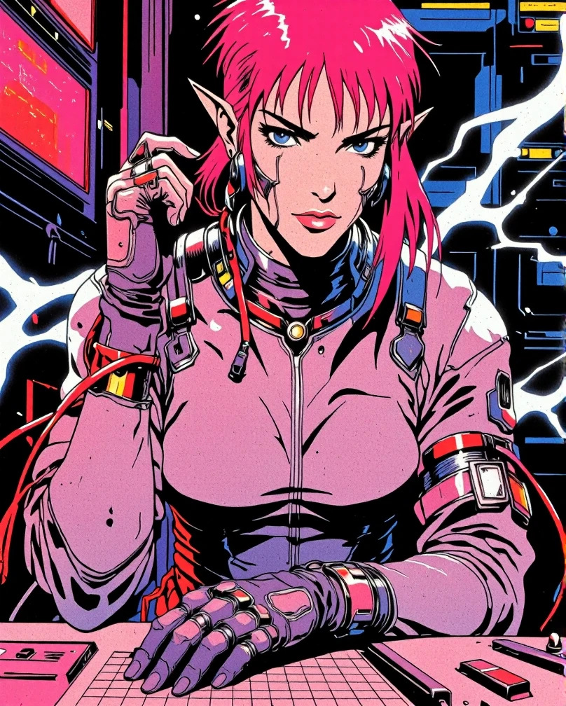 masterpiece, intricate detail,best quality, 1girl, solo, animal ears, weapon, sword, rainbow hair, multicolored hair, ((cyberpunk)), hair ornament, flower, snow, hair flower, katana, breasts, bare shoulders, japanese clothes, snowing, bangs, upper body, animal ear fluff, off shoulder, closed mouth, kimono, branch, extra ears, cleavage, detached collar, makeup, medium hair, sheath, red flower, lips, depth of field, city background, ribbon, medium breasts, sheathed, short hair, winter, purple eyes, cat ears beautiful, sexy,