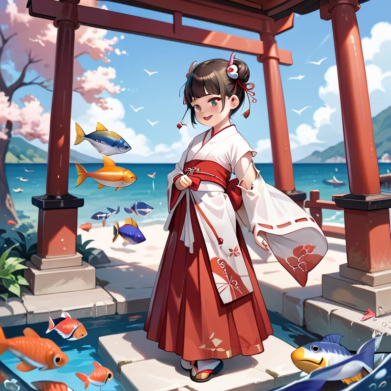 nsfw,masterpiece,best quality,ultra detaile,anime style,full body,1 girl,loli,age 10,shrine maiden clothes,red long skirt,empty eyeys,many eel_fish,eel_fish sex,many Eel_fish coming into clothes torn clothes,,nsfw