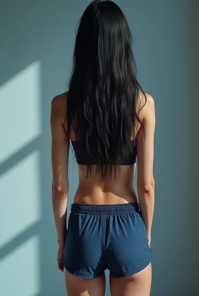 8K, Best Quality, Resolution, Portrait, One Woman, Big Ass Protruding, T-back, Underwear, Attractive Body Lines, Perfect Body, Big, Long Hair, Full Body, Beautiful Skin, ((Female Body .1:1))