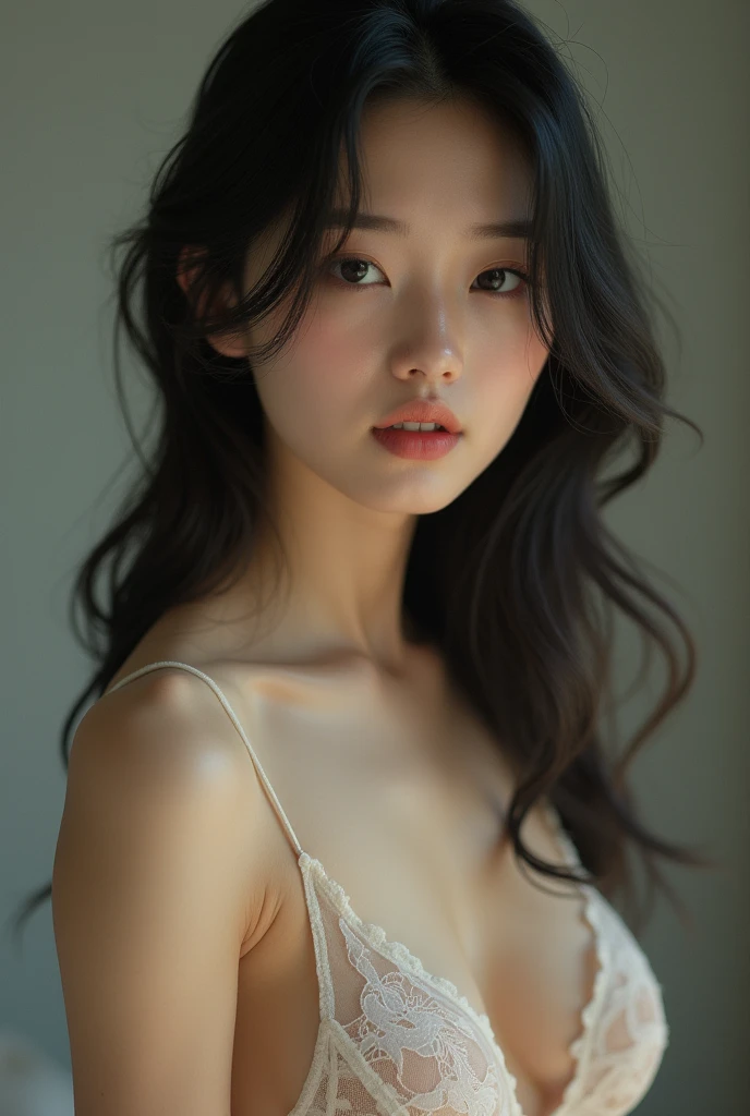 A sexy Young asian student, high quality.