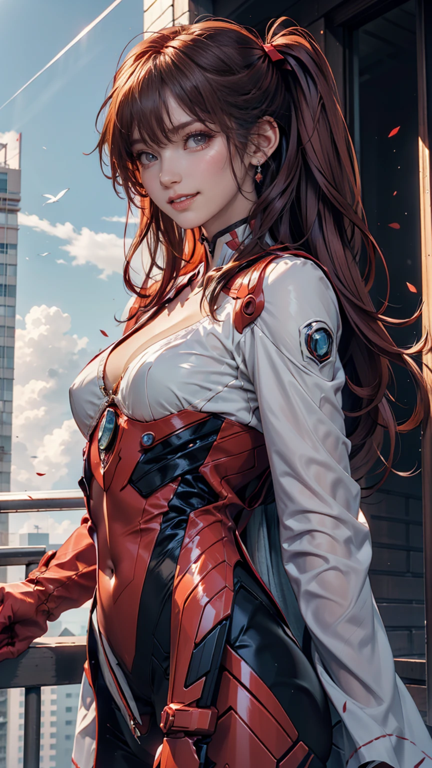 1girl, solo, 20 yo, red_hair, (smile: 1.3), blush: 1.2, shiny skin, underneath,
(a girl wearing a white union suit:1.3), tall, collarbone, large chest, nipple, navel, pubic bone: 1.2, 1.2, cameltoe: 1.3,
15th century European city, sunset, Standing on the roof of a cathedral,
lens flare, cinematic_light, (outside black border: 1.3), highly detailed backgrounds,
(masterpiece, best quality, excellent quality: 1.3),