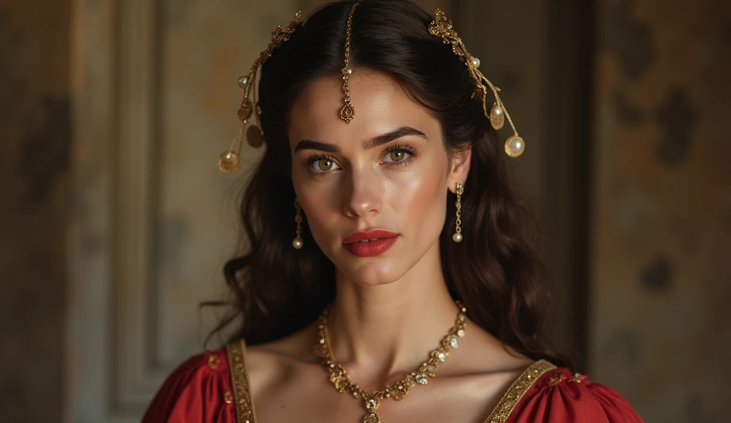 120mm photograph medium format film photography Kodak portra young, fantasy elven wench leaning on an intricate medieval table full of exotic drinks and fruits, intricate silk gown, lustfull, steamy, warm, dark fantasy