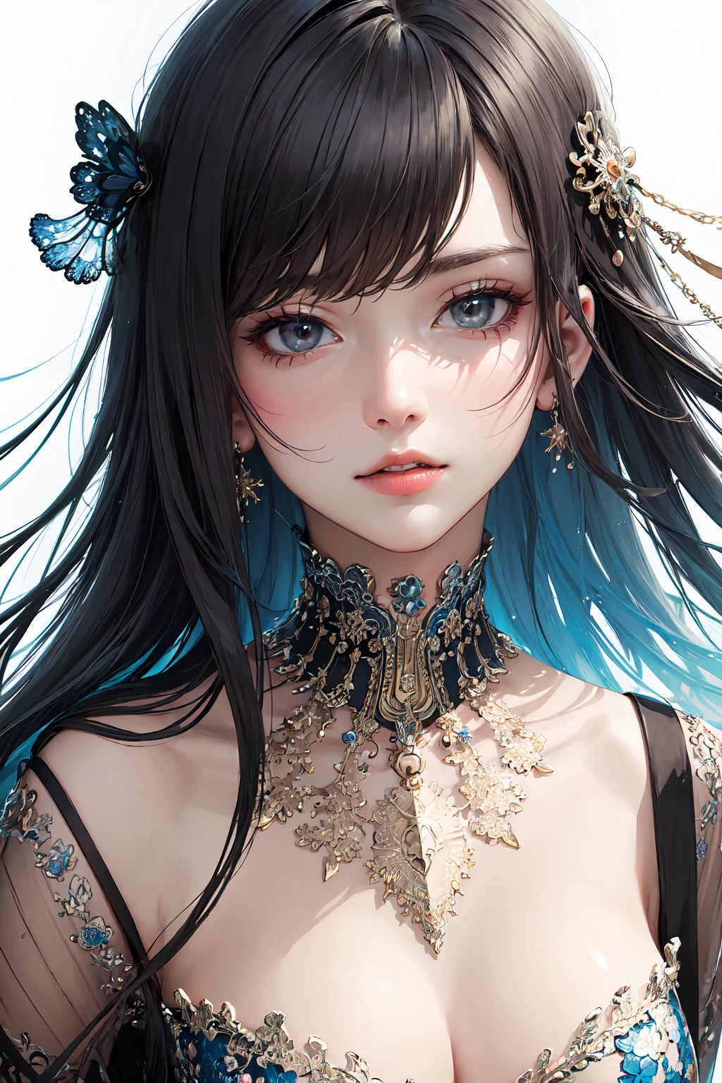 NSFW((masterpiece)), (((Best Quality))), ((Ultra-detailed)), (extremely detailed photo), ((extremely delicate and beautiful)),(Cute delicate face), ((masterpiece)), perfect anatomy, intricate, (highly detailed), masterpiece, photorealistic, (A tall and 22 years old dignified girl),(indigo and black armor), (Castle town) ,alone,looking at viewer, (holding glowing weapon), double eyelid,delicate skin,slender body shape,medium breast,solo.alone,beautiful lip