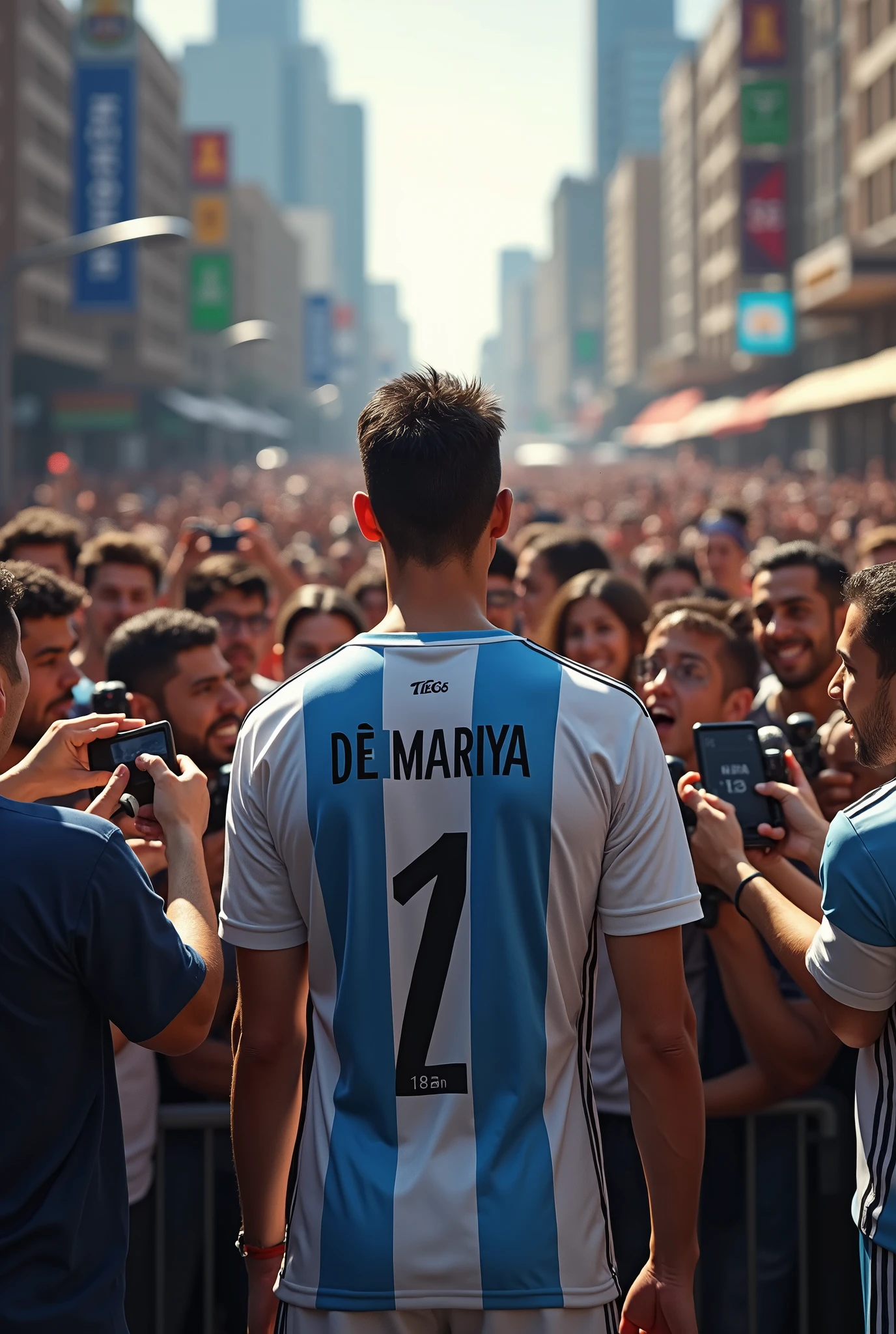 I want everyone in the photo to have the Spanish shirt.