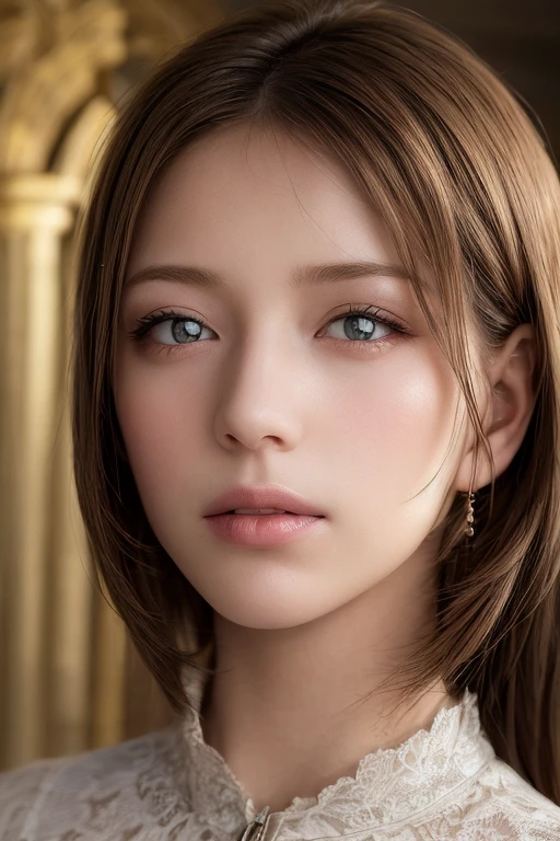 (masterpiece:1.3), (  top quality: 1.4), 
  cinematic lighting , 
( １ girls with light makeup),   beautiful face, (  realistic face), 
  beautiful hairstyle  ,
  Real Eyes ,   Beautiful Detailed Eyes  , 
(  real skin ),   Beautiful skin, 
(blouse), 
  absurd,  Charming, 
   ULTRA HIGH RESOLUTION,   super real ,   very detailed, 
Golden Ratio,  

