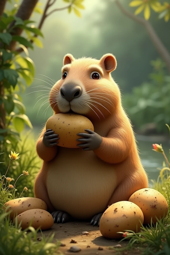 capybara, hamburger