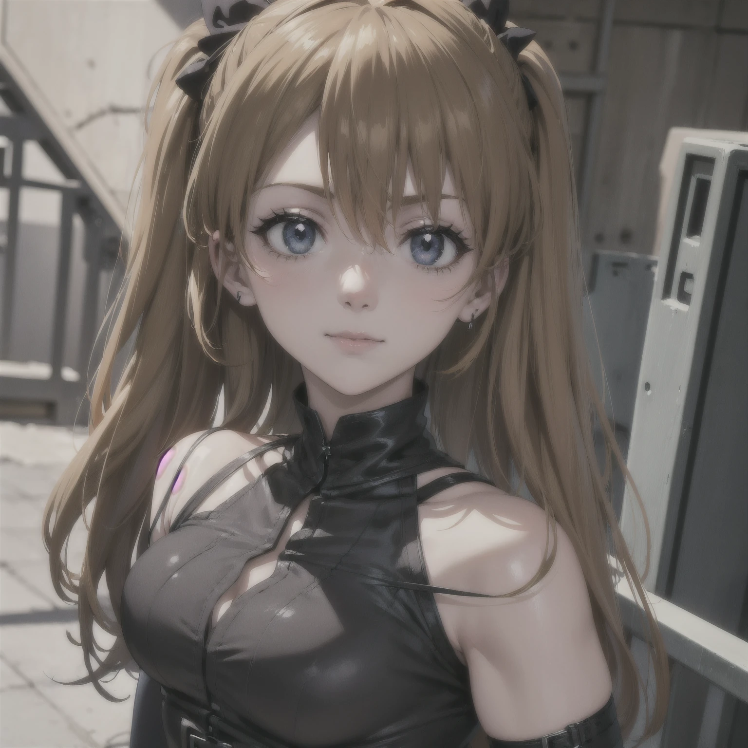 ( top quality,masterpiece:1.2),(Anime Style, comical noir style :1.1), one girl , Cute Style ,Adorable, very detailed eyes, face with extra detail, very fine hair,8k,resolution, Gothic Dresses , gothic punk 