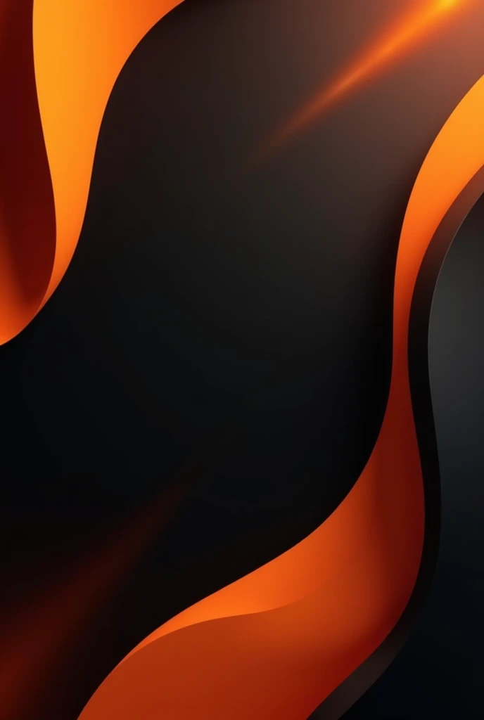 orange black grainy gradient wave curve flat minimalist design no texture