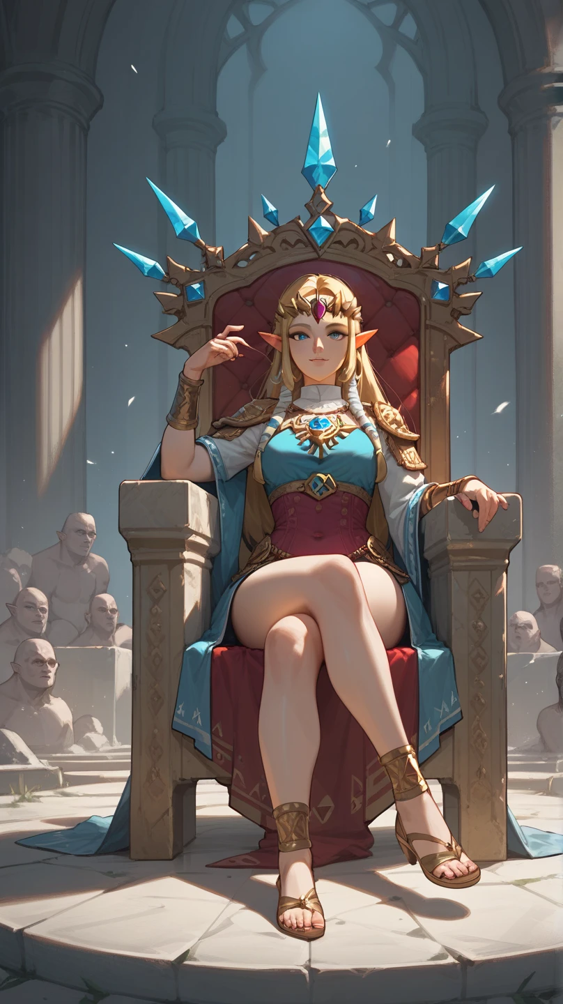 Zelda on the Throne 