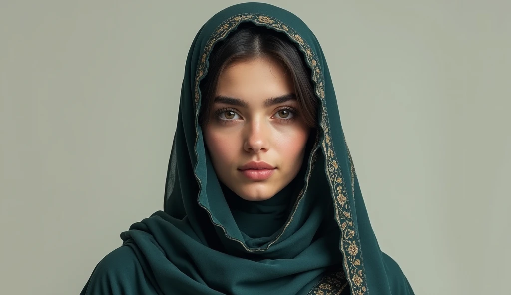 A Girl wear hijab in the Theme of Naturalism