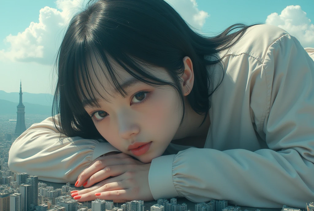 18-year-old,(((Homeless))),Korean women,Pitch black,Tattered clothes,(((The collapsed room))),(((Late night slums))),Crouching,((( in a destroyed city,Oil,Mud stains,shit))),(((Frowning,カメラをGlaring))),((((Rubble pile))),After the disaster,Very fine eye, junk,((Inside the barrack tent)),((refuge)),(((He's wearing a tattered and dirty black hoodie.,Wearing baggy pants))),(((Collapsing Building))),(((Tragic))),((photograph)),(((Fabric Shading))), (((highest quality))), (((masterpiece))) strong girl, ((((Realistic)))),,Black Hair, chic hairstyle, ((With bangs,Straight medium bob cut, nice hair)), Light makeup,Red eyes, (((I'm not wearing lipstick))), (nice, strong), (((Strong night atmosphere))), Centered Images, Looking at the camera, Elegant colors,Realistic Skin,Realistic texture,8k,whole body,Pale skin,Red iris,Expressionless,Glaring,Perfect Face,(((Big eyes)))
