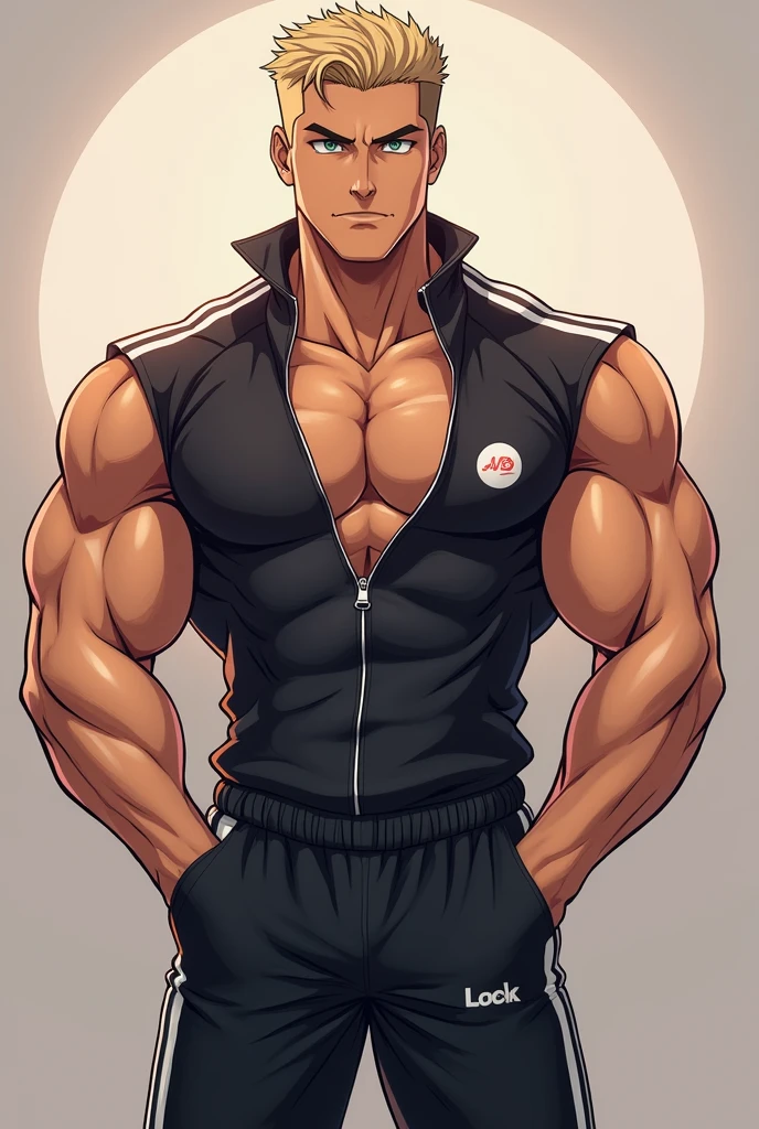 16 year old boy, wearing a sleeveless t-shirt, cute baby face, solid body, huge solid thigh muscles, strong muscular ????? muscles, huge bulging biceps, huge, muscular shoulder muscles,  sweating profusely, wearing triangle ?????????, ????????? bulging due to ????????, white ?????????, hands on ???? (photo angle from bottom up)