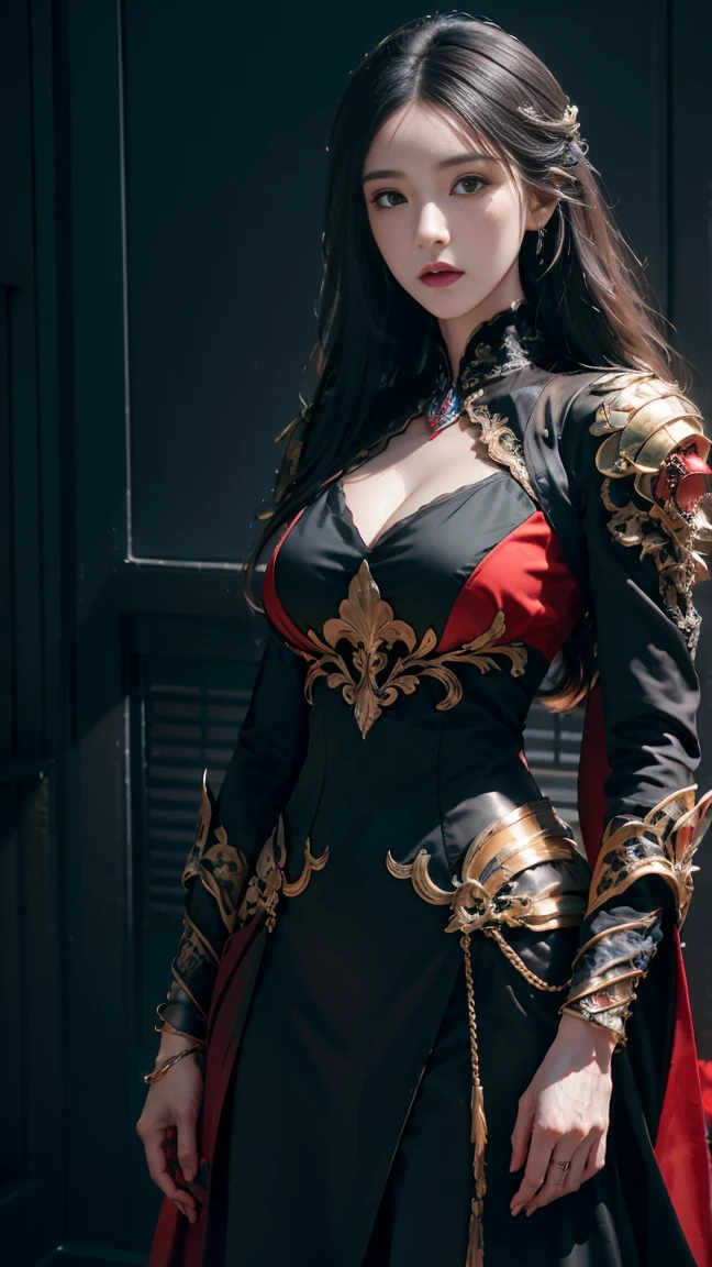 （masterpiece、best quality、Realistic：1.37）、（complex and sophisticated、very detailedな肌と顔）、Beautiful vampire queen wearing black dress suite、Wrapped in a luxurious dark hooded robe、dark roses decorate her fabric、（Head equipment、rosette） ，skull decoration，red color，Dark color），red eyes，background snow forest，cinematic pastel lighting，8K wallpaper，solidarity，art station，High resolution CG，Person Portrait，（最high quality，8K，masterpiece:1.3）， （beautiful and delicate eyes）、（super detail）、（desktop wallpaper）、8K、ultra hd ，RAW photo、、((最high quality))、((masterpiece))、(detailed:1.4 )、hdr（HighDynamicRange）、ray tracing、NVIDIA RTX、hyper resolution、

((最high quality))、((masterpiece))、(very detailed: 1.3)、master piece、最high quality、（master piece、最high quality、Realistic：1.37）、

model shoot、adorable、cleavage up、traditional ink painting style、Hanfu、embroidery、chinese costume、Front view、full body shot（detailed face）、translucent skin、Color、beautiful face、perfect beautiful female figure:1.4、distinct facial features、Symmetrical transparent wings、stunningly detailed、the beauty of classical Chinese gardens、Chinese aesthetics、very detailed pictures of women、Hanfu、Silkette、Main、full bodyエスビアン、（complex and sophisticated、very detailedな肌と顔）、full body、black hair、clear face、

master piece、super detail、epic composition、hyper hd、high quality、very detailedな、official art、Uniform 8K wallpaper、super detail、High resolution CG、Maximum depth of field definition and sharpness - layered textureirror surfaces of albedo and mapas、surface coloring、Accurate simulation of light-matter interactions 、octane rendering、dichroic light、Large Diameter、Low ISO、White balance、Rule of thirds、8K raw data、High leg、Nylon、leg length、little ass、indiff