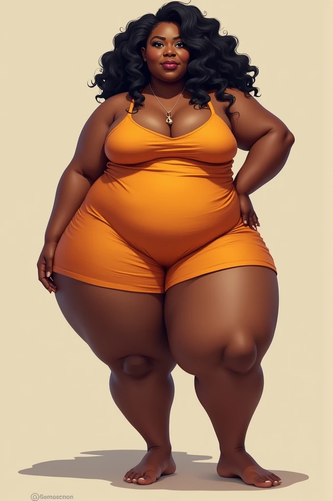 Black woman tall beautiful sensual chubby